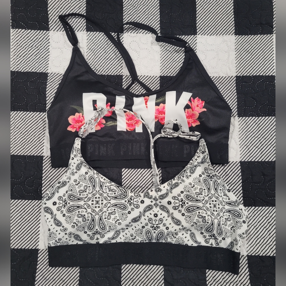 Women's Pink Sport, Sports Bras, size L